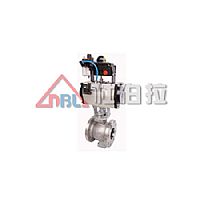 气动偏芯半球阀 气动偏芯半球阀