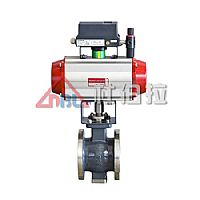 气动V型调节球阀 气动V型调节球阀