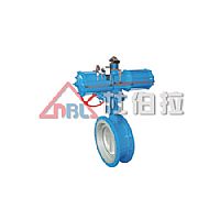 气动衬氟蝶阀 气动衬氟蝶阀