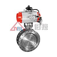 气动不锈钢硬密封蝶阀 气动不锈钢硬密封蝶阀